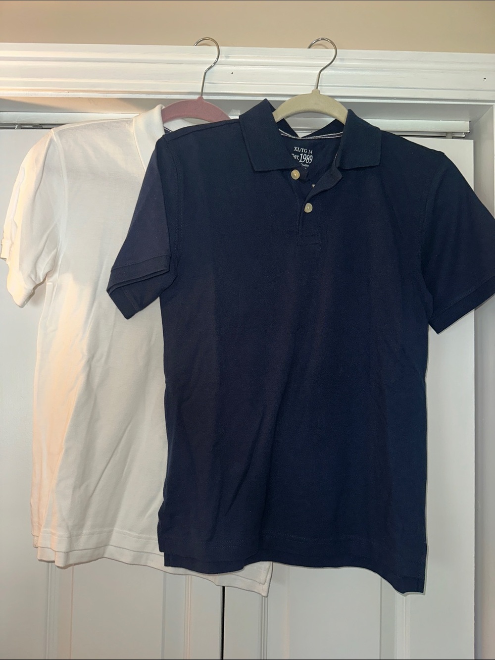 The Children's Place Navy and White Polos